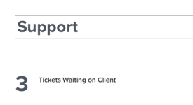 BrightGauge Client Reporting _ Tickets waiting on client gauge