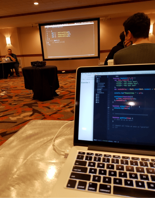 Asynchronous JavaScript Pattern Tutorial at ForwardJS
