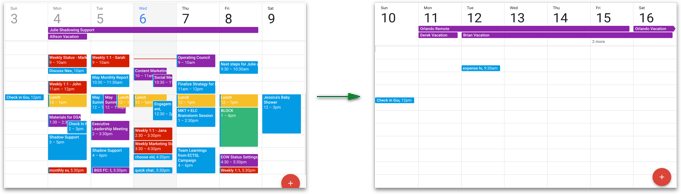 Calendar Example