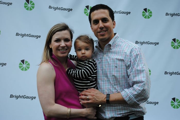 BrightGauge coFounder Brian Dosal and family
