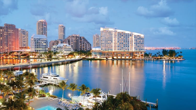 Miami-bay view