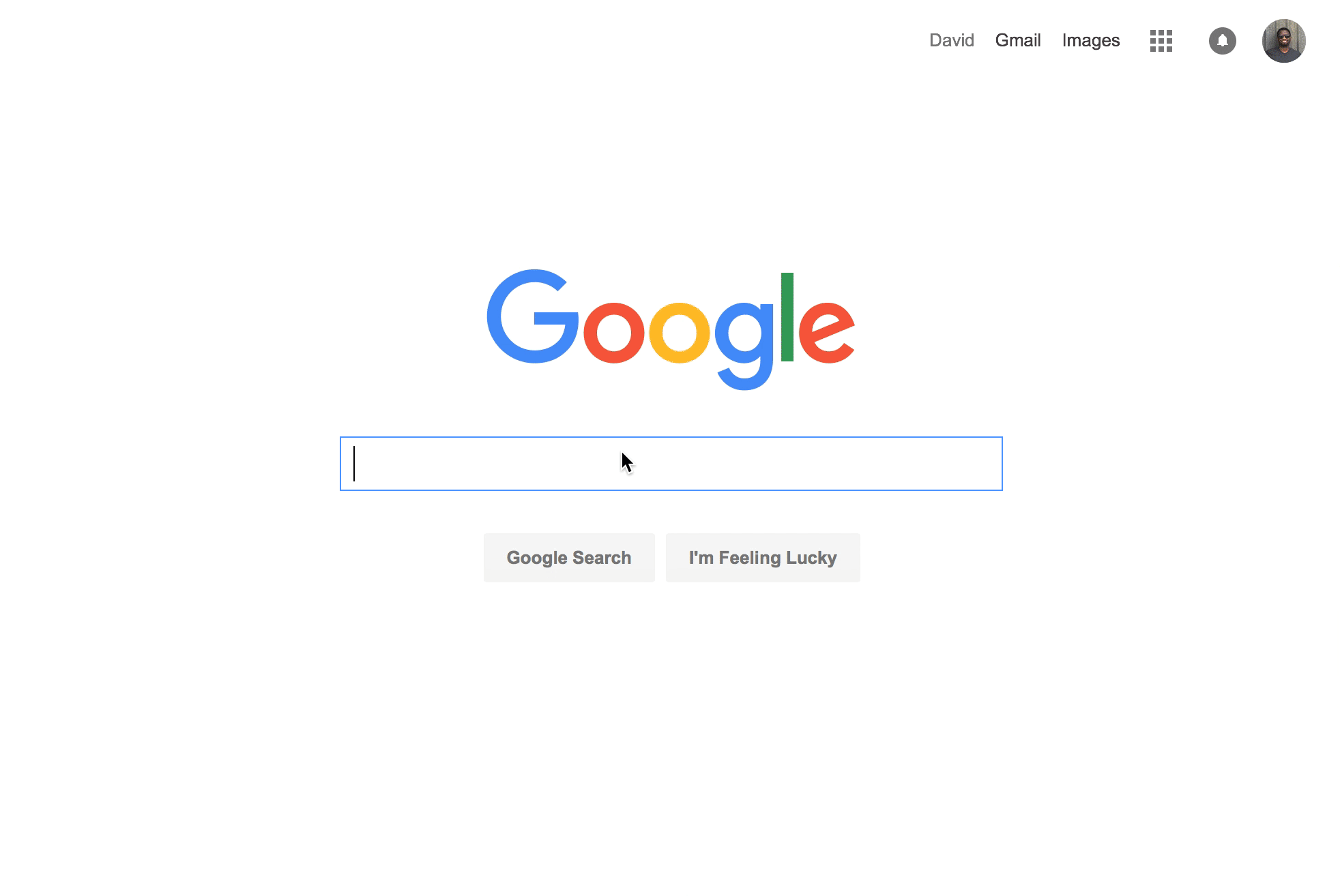 Showing some of Google's awesome JavaScript at work.