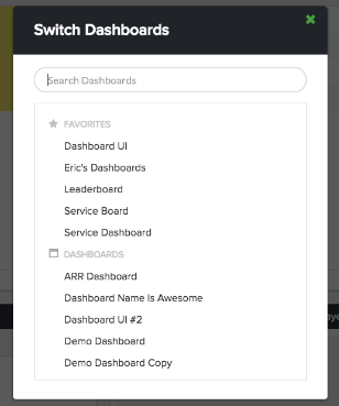 Switch Dashboard