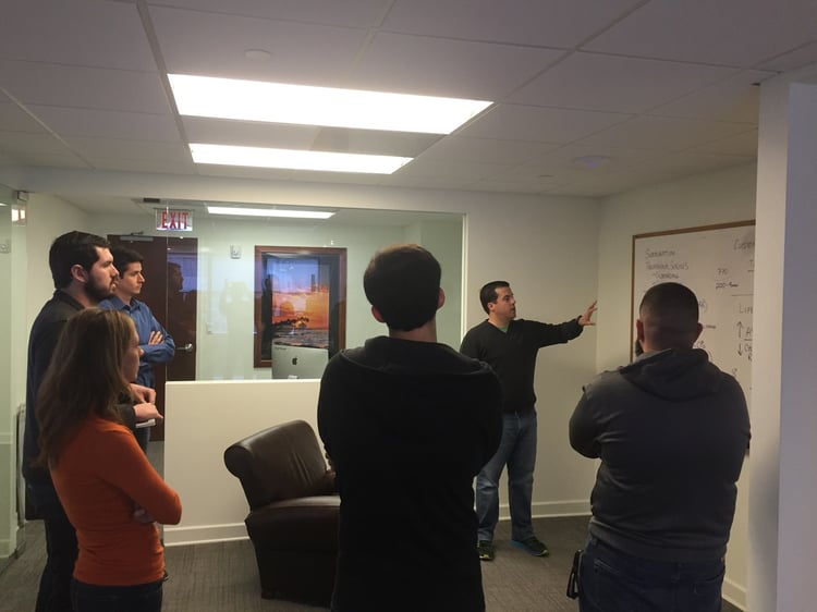 BrightGauge growth team standup