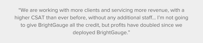 Western Digitech shares their results from using BrightGauge